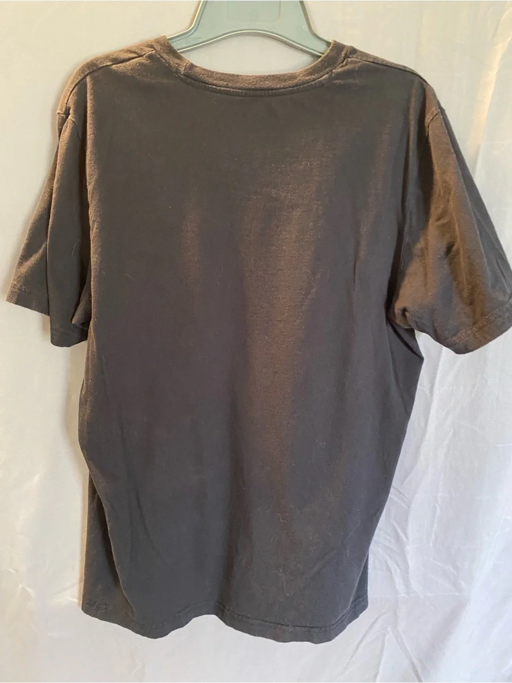 Adidas Men’s Black T-Shirt with Purple Logo
